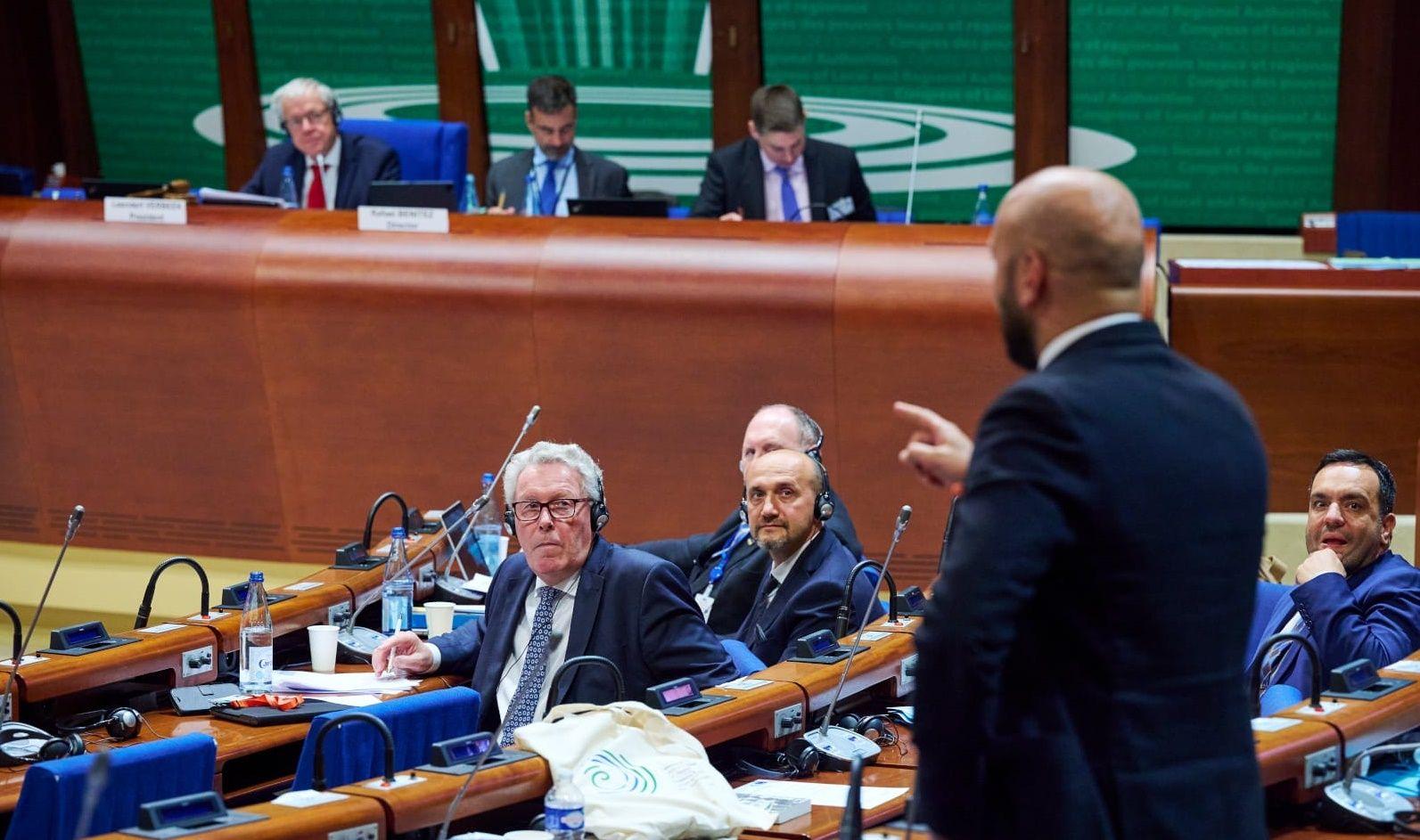 heren van de Raad van Europa in vergadering